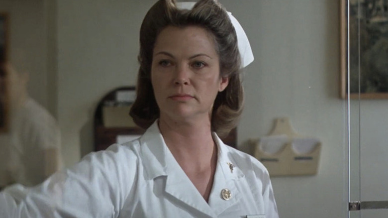 Nurse Ratched closes window