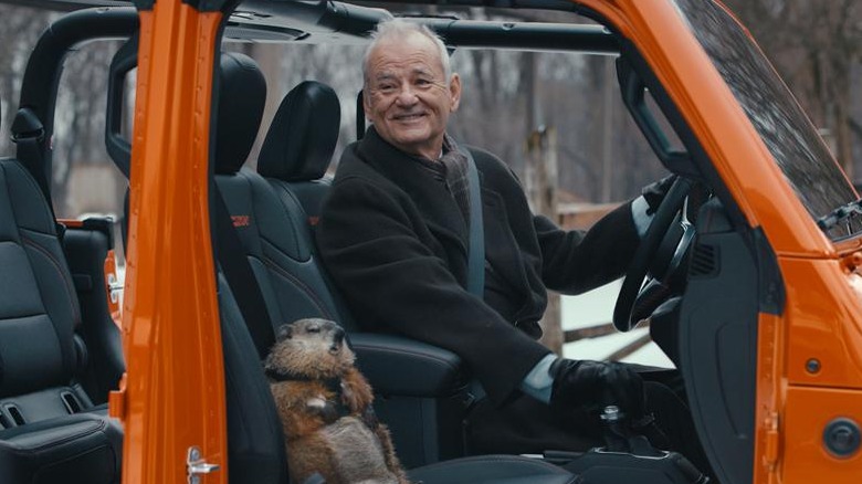 Bill Murray and Groundhog