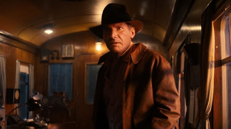 Indiana Jones on train