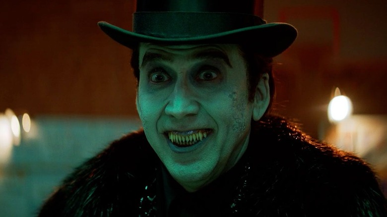 Dracula smiling