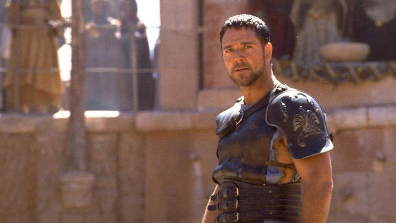 Russell Crowe as Maximus in Gladiator