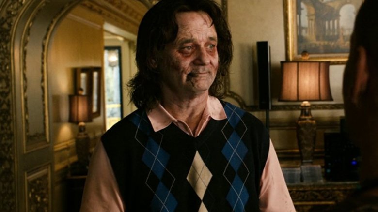 Bill Murray as a zombie in Zombieland