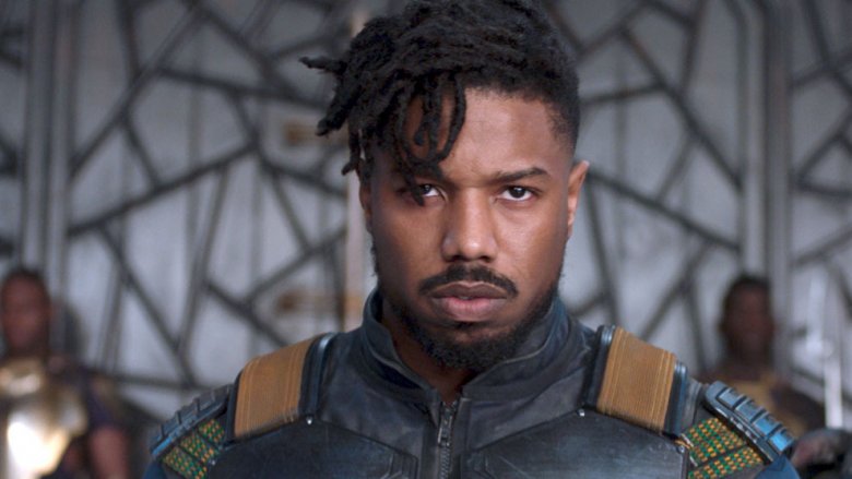 Michael B. Jordan as Killmonger in Black Panther