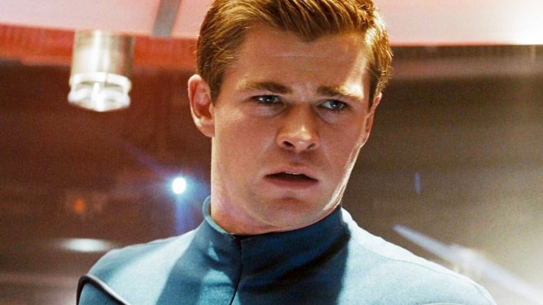 Chris Hemsworth as George Kirk in Star Trek