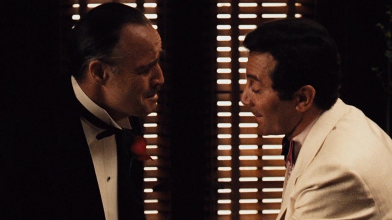 Vito Corleone mocking Johnny Fontaine 