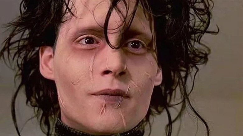 Edward Scissorhands smiles