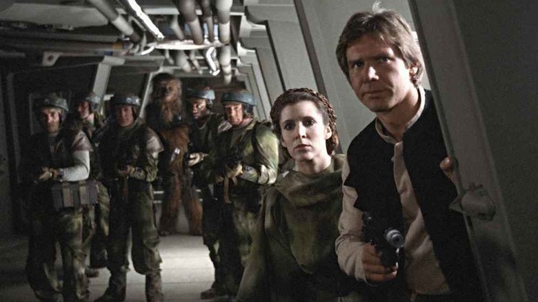 Han and Leia lead the Endor Resistance Strike Team