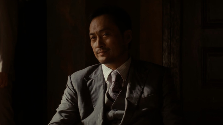 Ken Watanabe Saito sitting