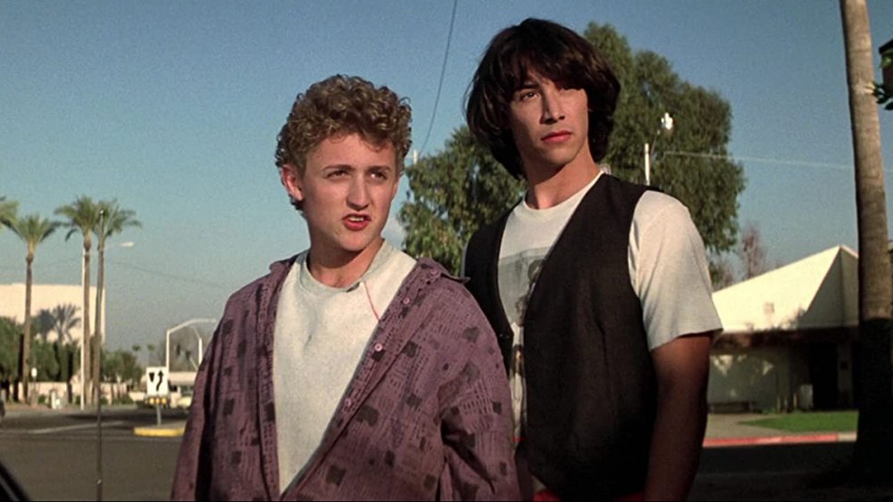 Alex Winter and Keanu Reeves in Bill & Ted's Excellent Adventure