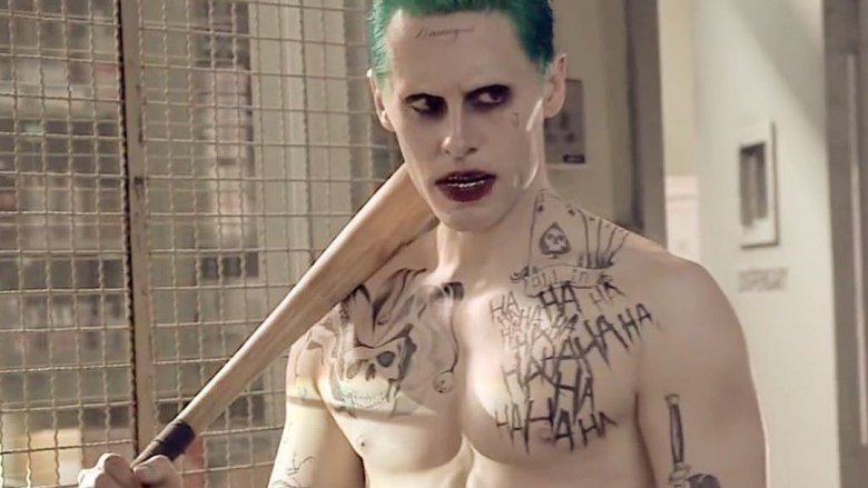 Jared Leto as the Joker in Suicide Squad