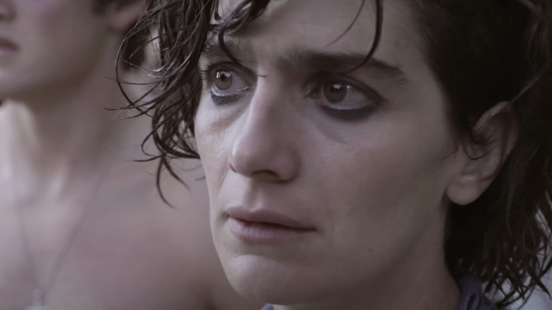 Gaby Hoffman fights tears in "Transparent"