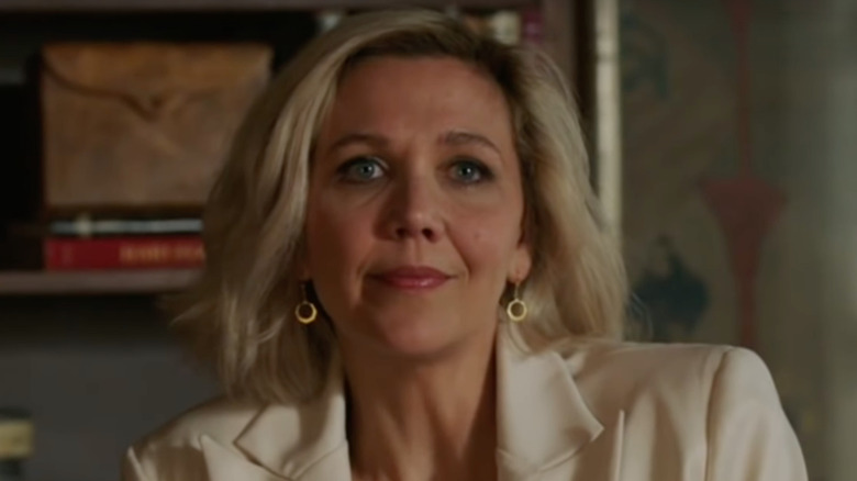 Maggie Gyllenhaal braces in "The Deuce"