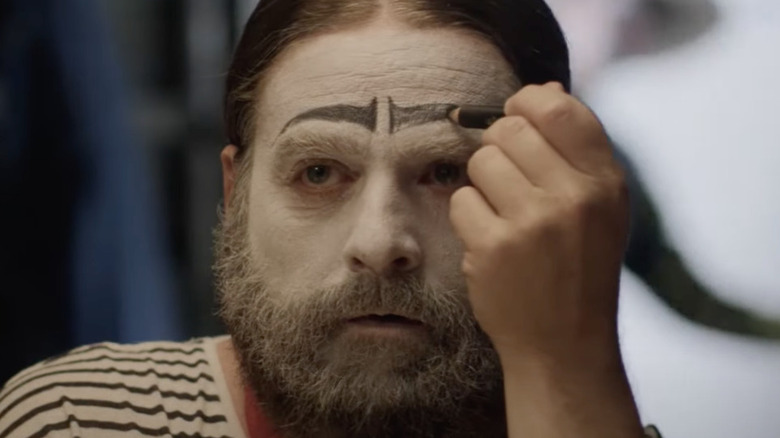 Zach Galifanakis prepares "Baskets"