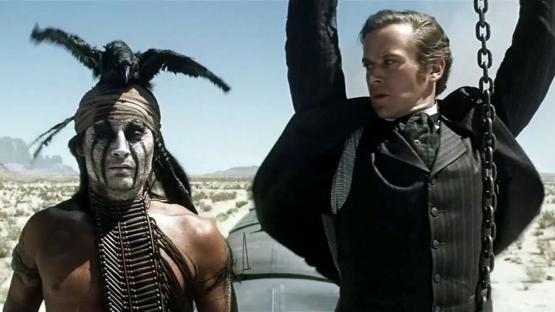 Johnny Depp and Armie Hammer in The Lone Ranger