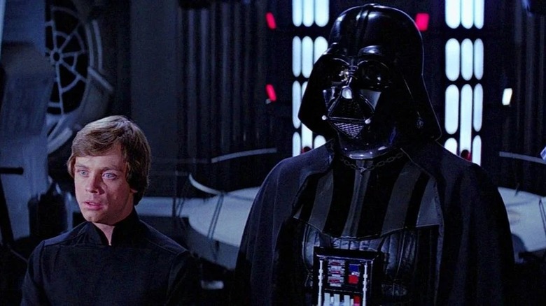 Luke Skywalker and Darth Vader