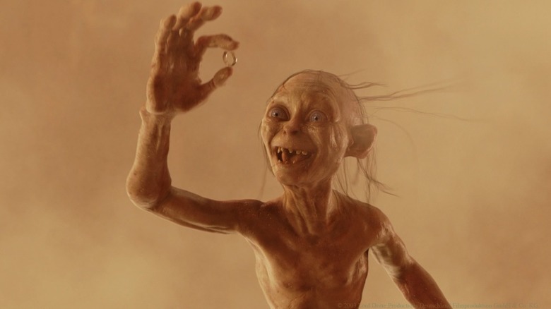 Gollum with the One Ring