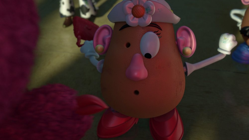 Lotso, Jessie, Mrs. Potato Head, and Mr. Potato Head in "Toy Story 3"