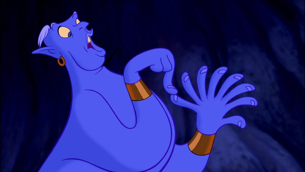 The Genie in "Aladdin"