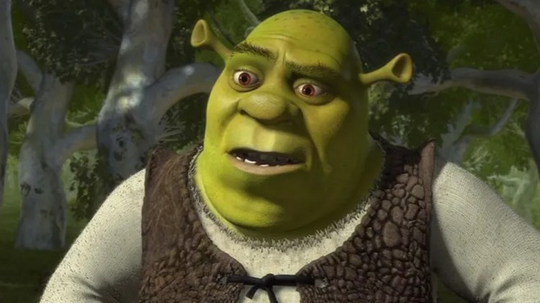 Shrek looking confused