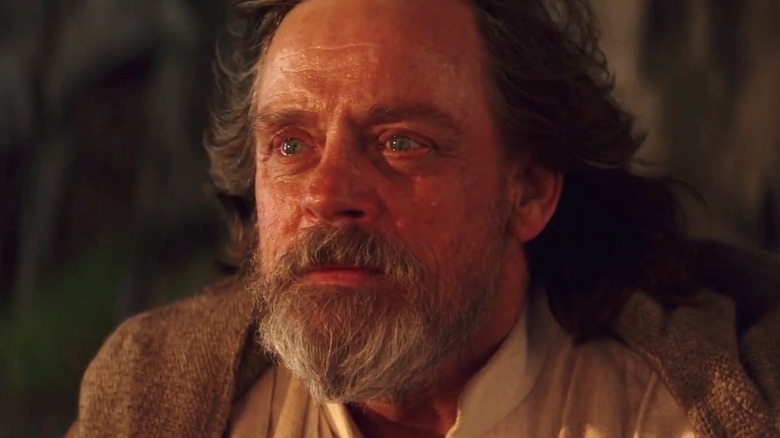 Luke Skywalker crying