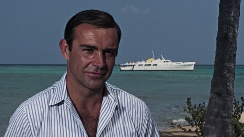 James Bond on beach 