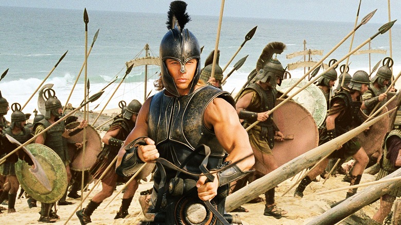 Achilles leads his army