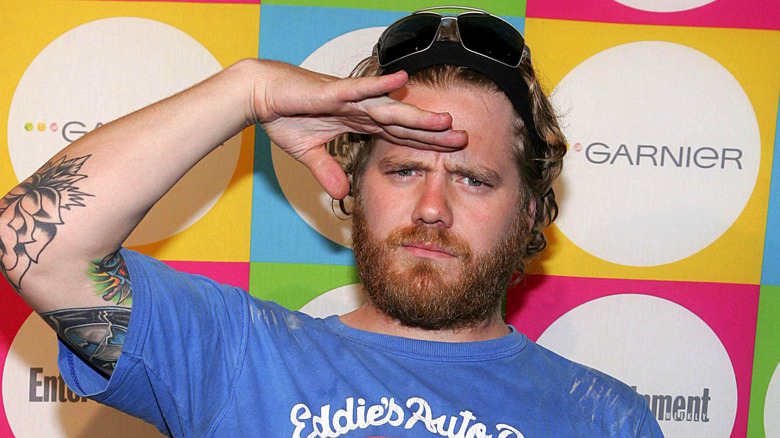 Ryan Dunn salutes