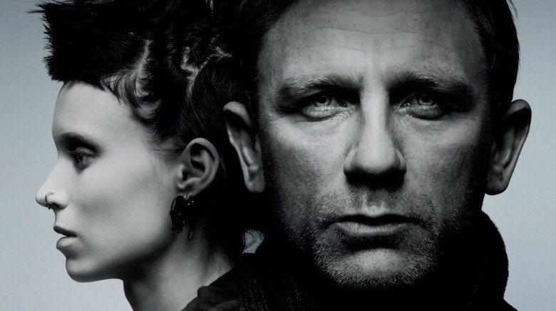 Daniel Craig as Blomkvist and Rooney Mara as Lisbeth in 2011's The Girl with the Dragon Tattoo