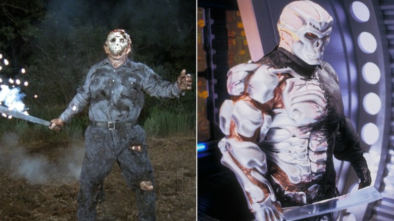 Left: Classic Jason; Right: Space Jason