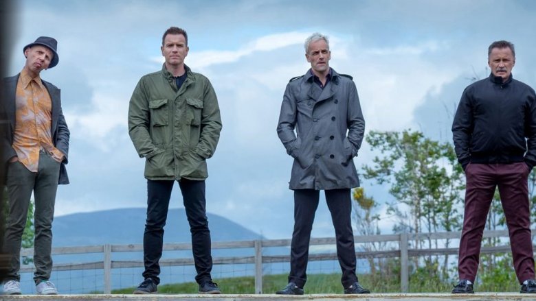 Ewen Bremner, Ewan McGregor, Jonny Lee Miller, and Robert Carlyle in T2 Trainspotting