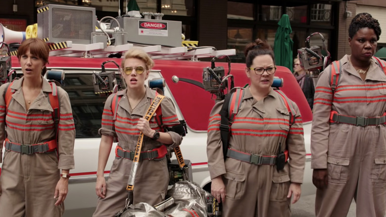 The Ghostbusters unite