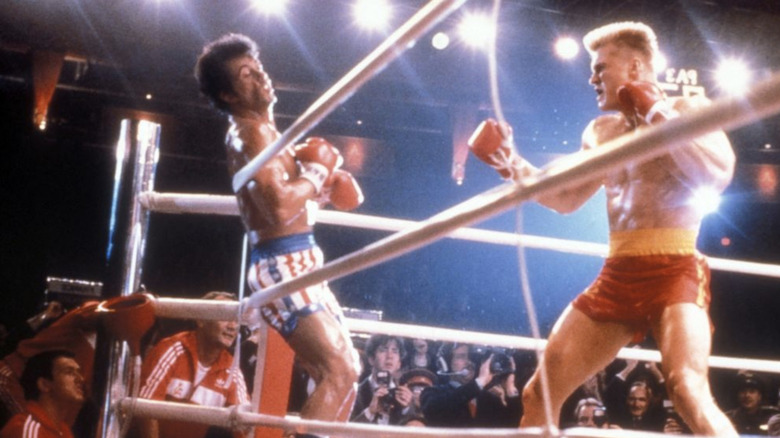 Rocky fights Drago