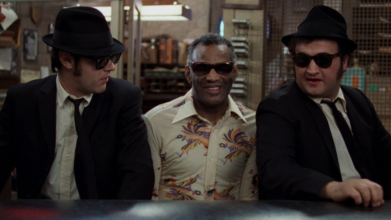 The Blues Brothers talking with Ray Charles