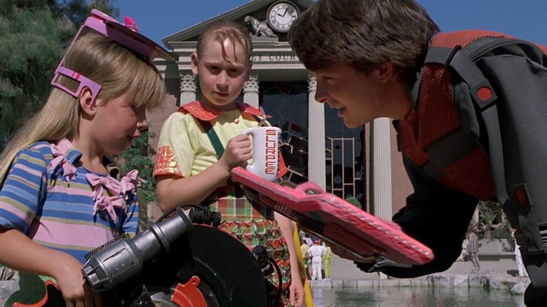 Marty negotiates for hoverboard