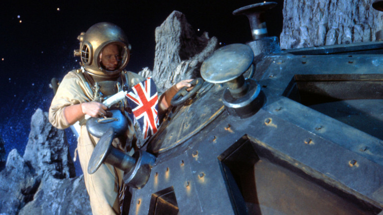 The First Men in the Moon flag planting