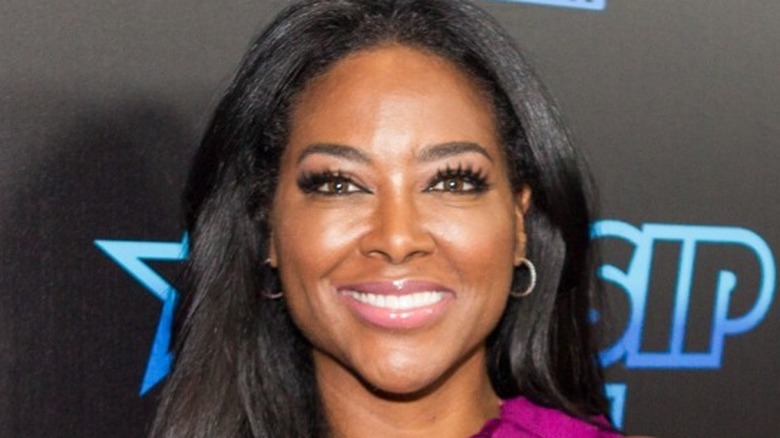 Kenya Moore smiling