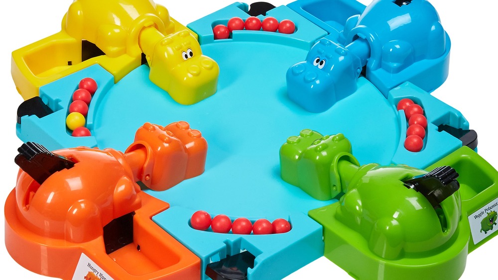 The classic board game Hungry Hungry Hippos