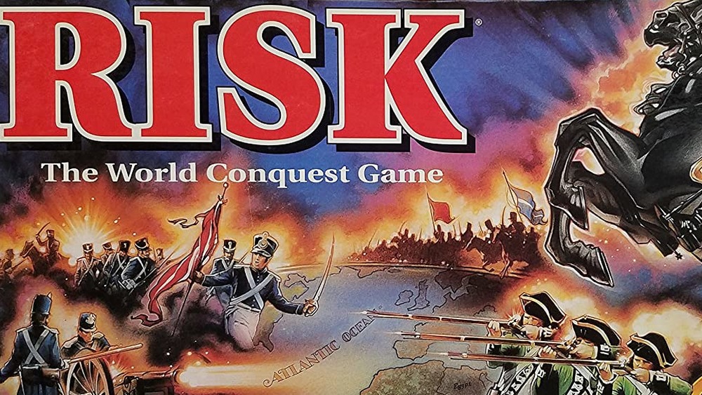 The box art for the board game Risk