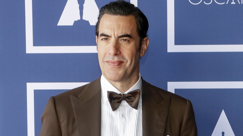 Sacha Baron Cohen wearing suit