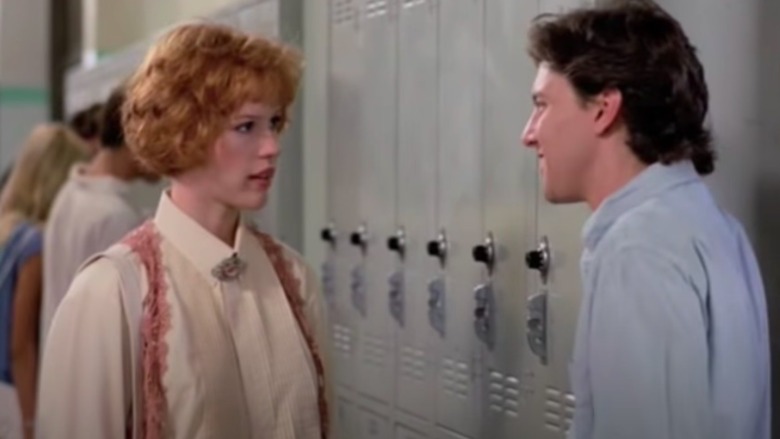 Ringwald and McCarthy in Pretty in Pink 