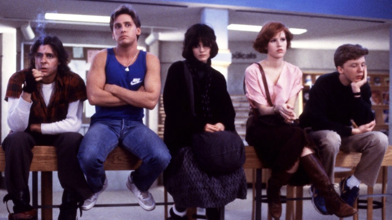 The cast of The Breakfast Club