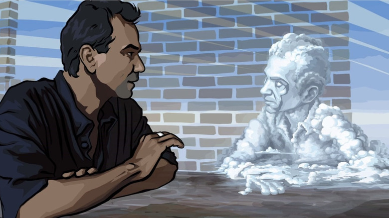 A scene from Waking Life