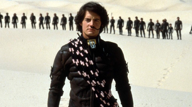 Paul Atreides stands in desert