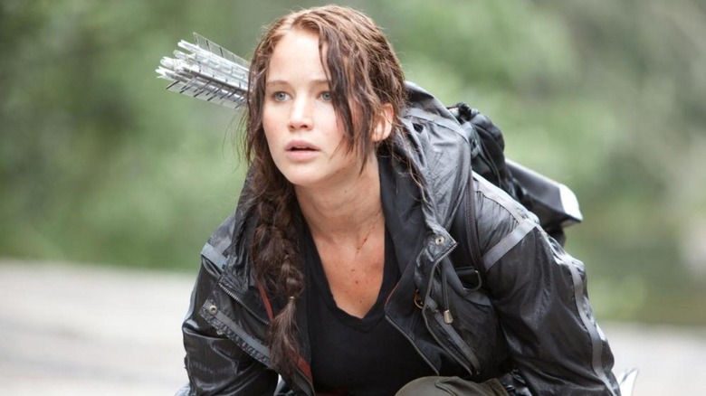 Katniss Everdeen tracking her mark