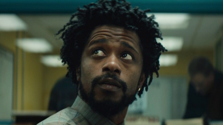 Cassius working in Sorry to Bother You