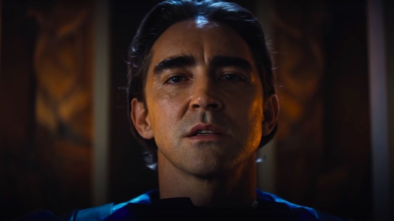 Lee Pace waits in throne room