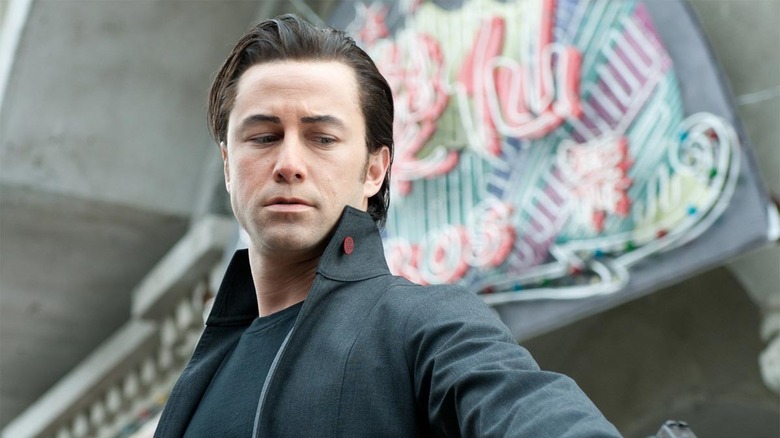 Joseph Gordon-Levitt staring down