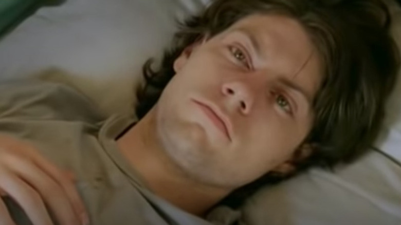 Patrick Fugit lies in bed