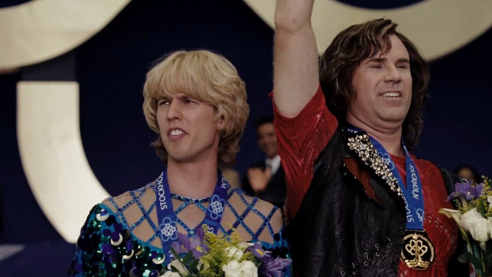 Jon Heder and Will Ferrell in Blades of Glory