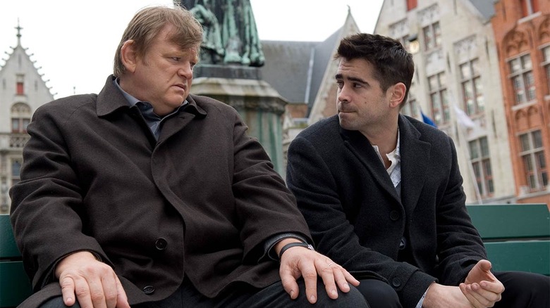 Brendan Gleeson and Colin Farrell in Bruges